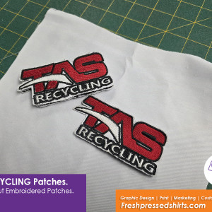 TAS RECYLING Custom Embroidered Patches TAS-RECYLING-Embroidered-Patches.